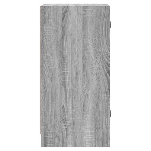 Bočni ormarić sa staklenim vratima boja hrasta 35x37x75,5 cm - Sivi hrast sonoma 1 Cijena