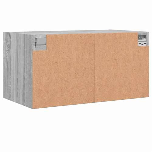 Zidni ormarići staklena vrata 2 kom boja hrasta 68,5x37x35 cm - Sivi hrast sonoma 2 Cijena