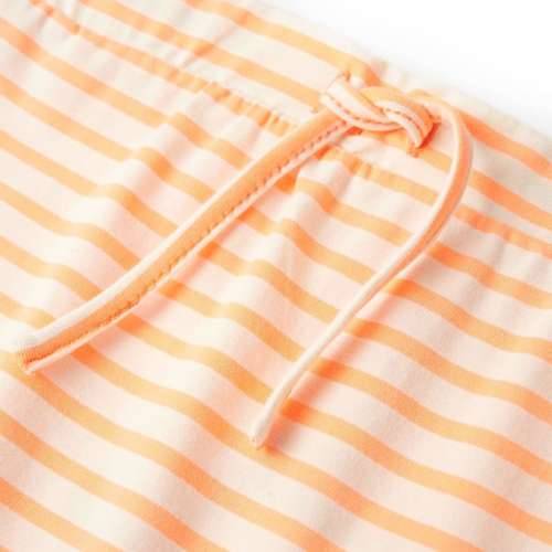 Dječja ravna suknja s prugama fluorescentno narančasta 128 - orange 128 (7 – 8 godina) Cijena