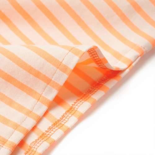 Dječja ravna suknja s prugama fluorescentno narančasta 128 - orange 128 (7 – 8 godina) Cijena
