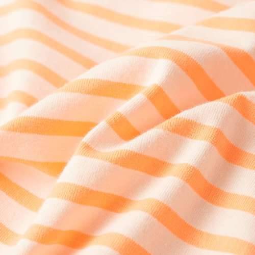 Dječja ravna suknja s prugama fluorescentno narančasta 128 - orange 128 (7 – 8 godina) Cijena