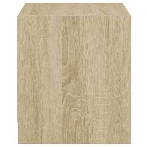 Noćni ormarići staklena vrata 2 kom boja hrasta 35 x 37 x 42 cm - sonoma hrast 2 Cijena
