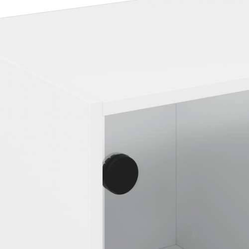 TV ormarić sa staklenim vratima bijeli 68x37x42 cm - Bijela 1 Cijena