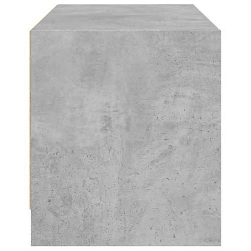 TV ormarić sa staklenim vratima boja betona 68x37x42 cm - Beton siva 1 Cijena