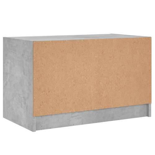 TV ormarić sa staklenim vratima boja betona 68x37x42 cm - Beton siva 1 Cijena
