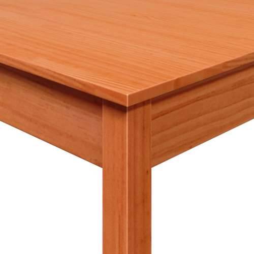 Blagovaonski stol voštano smeđi 55x55x75 cm od masivne borovine - Smeđa 1 55 cm Cijena