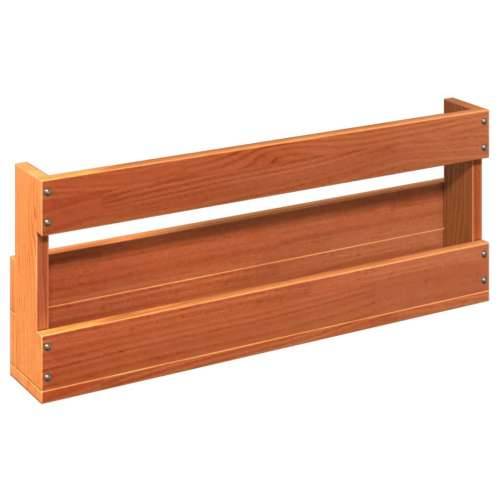 Zidni stalci za cipele 2 kom voštano smeđi 59x9x23 cm borovina - Voštano smeđa 2 59 cm 1 Cijena