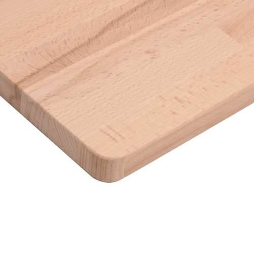 Kupaonska radna ploča 80x40x2,5 cm masivna bukovina - Prirodna 80 x 40 x 2.5 cm Cijena