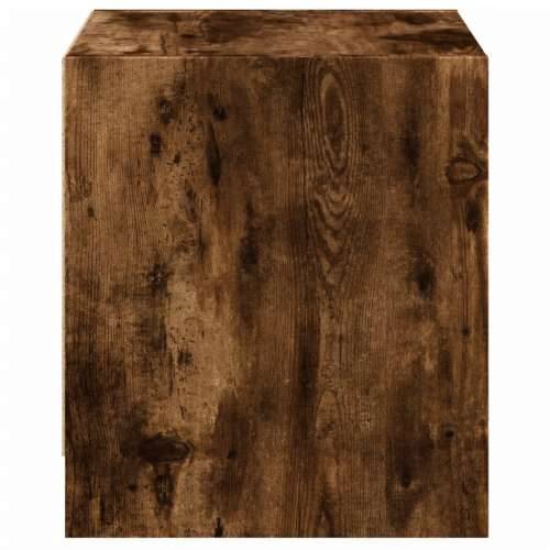 Noćni ormarići staklena vrata 2 kom boja hrasta 35 x 37 x 42 cm Dimljeni hrast 2 Cijena