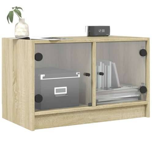 TV ormarić sa staklenim vratima boja hrasta sonome 68x37x42 cm - sonoma hrast 1 Cijena