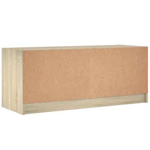 TV ormarić sa staklenim vratima boja hrasta sonome 102x37x42 cm - sonoma hrast 1 Cijena