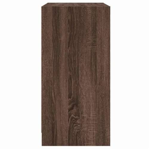 Bočni ormarić sa staklenim vratima boja hrasta 68x37x75,5 cm - Smeđi hrast 1 Cijena