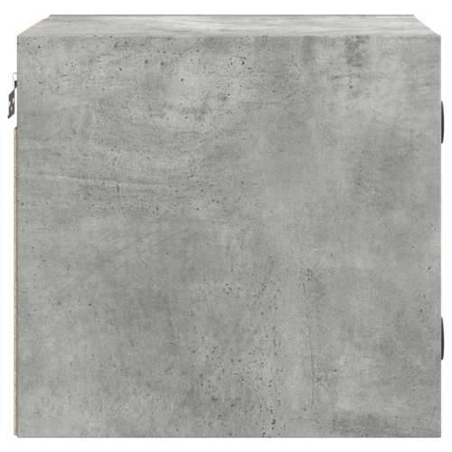 Noćni ormarić sa staklenim vratima boja betona 35 x 37 x 35 cm - Beton siva 1 Cijena