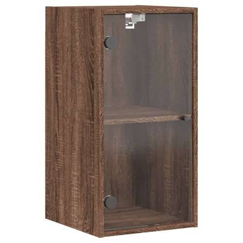 Zidni ormarić sa staklenim vratima boja hrasta 35x37x68,5 cm - Smeđi hrast 1 Cijena