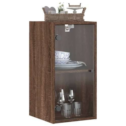 Zidni ormarić sa staklenim vratima boja hrasta 35x37x68,5 cm - Smeđi hrast 1 Cijena