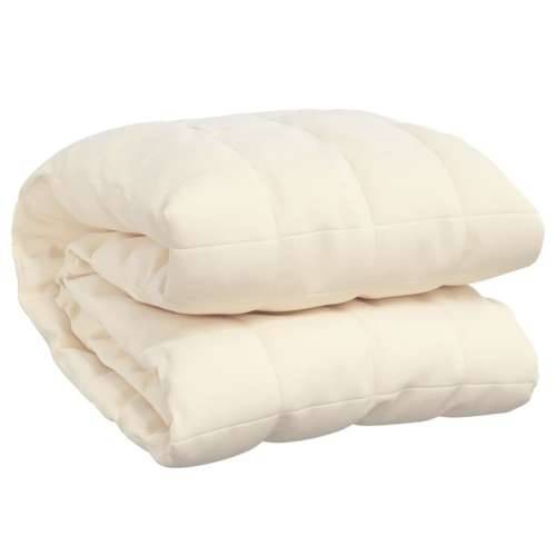 Teška deka svijetla krem 220x260 cm 15 kg od tkanine - Krema 220 x 260 cm 1 15 kg Cijena
