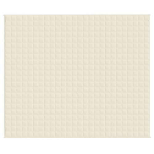 Teška deka svijetla krem 220x260 cm 15 kg od tkanine - Krema 220 x 260 cm 1 15 kg Cijena