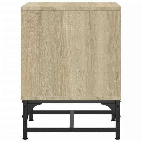 Noćni ormarići staklena vrata 2 kom boja hrasta 35 x 37 x 50 cm - sonoma hrast 2 Cijena