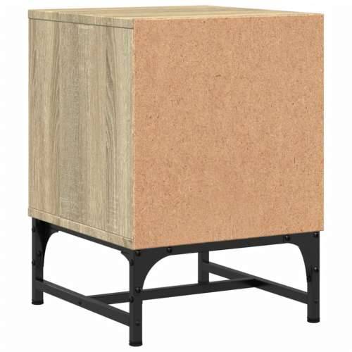 Noćni ormarići staklena vrata 2 kom boja hrasta 35 x 37 x 50 cm - sonoma hrast 2 Cijena