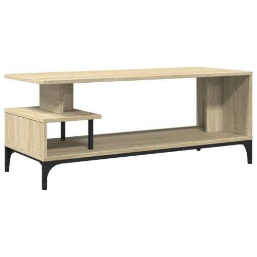 TV ormarić boja hrasta 102x40x41 cm konstruirano drvo i čelik - sonoma hrast 1 Cijena