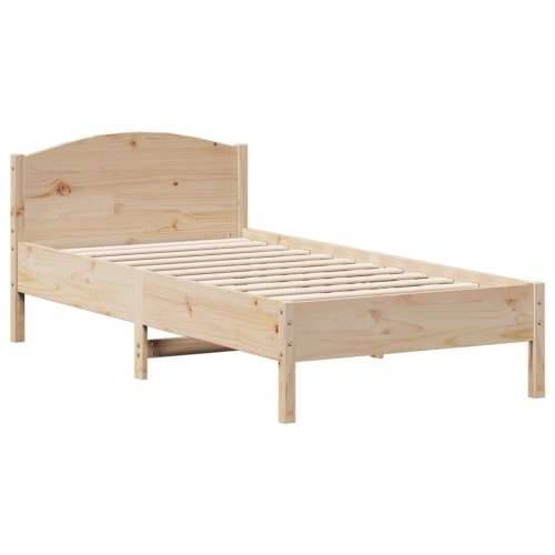 Okvir kreveta bez madraca 75 x 190 cm od masivne borovine - Prirodna 75 x 190 cm Cijena