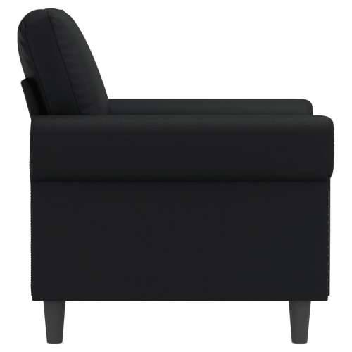 Fotelja crna 60 cm od umjetne kože - Crna 60 cm Cijena