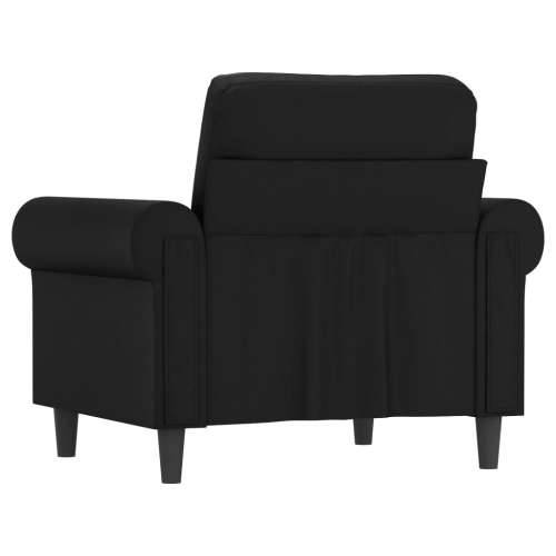 Fotelja crna 60 cm od umjetne kože - Crna 60 cm Cijena