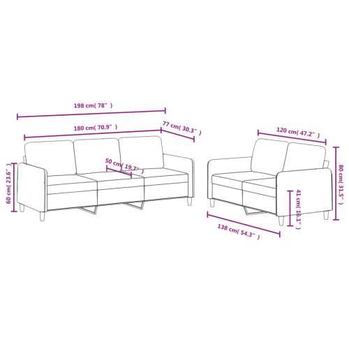 2-dijelni set sofa plavi baršunasti - Plava s jastučićima Cijena