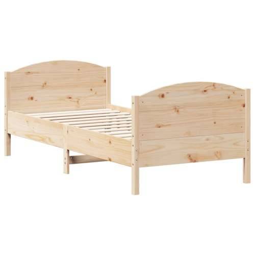 Okvir kreveta bez madraca 90 x 200 cm od masivne borovine Prirodna 90 x 200 cm Cijena