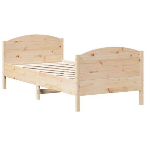 Okvir kreveta bez madraca 90 x 200 cm od masivne borovine Prirodna 90 x 200 cm Cijena