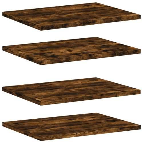 Zidne police 4 kom boja hrasta 40x30x1,5 cm konstruirano drvo - Dimljeni hrast 40 x 30 x 1.5 cm 4 Cijena