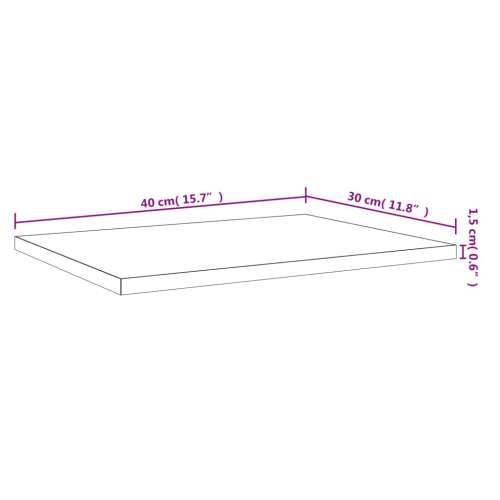 Zidne police 4 kom boja hrasta 40x30x1,5 cm konstruirano drvo - Dimljeni hrast 40 x 30 x 1.5 cm 4 Cijena