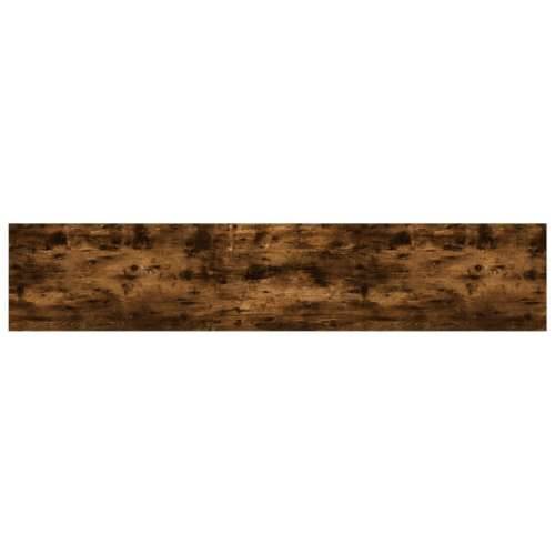 Zidne police 4 kom boja hrasta 100x20x1,5 cm konstruirano drvo - Dimljeni hrast 100 x 20 x 1.5 cm 4 Cijena