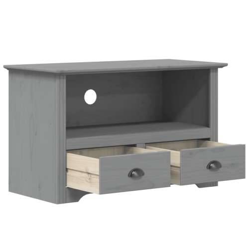 TV ormarić s 2 ladice BODO sivi 91,5x44,5x56cm masivna borovina Siva 1 Cijena