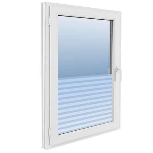 Prozorska folija matirana s prugastim uzorkom 0,9x10m PVC - Mutno staklo na pruge 1 10 m 90 cm Cijena