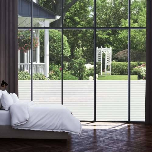 Prozorska folija matirana s prugastim uzorkom 0,9x10m PVC - Mutno staklo na pruge 1 10 m 90 cm Cijena