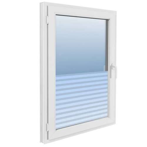 Prozorska folija matirana s prugastim uzorkom 0,9x20m PVC - Mutno staklo na pruge 1 20 m 90 cm Cijena