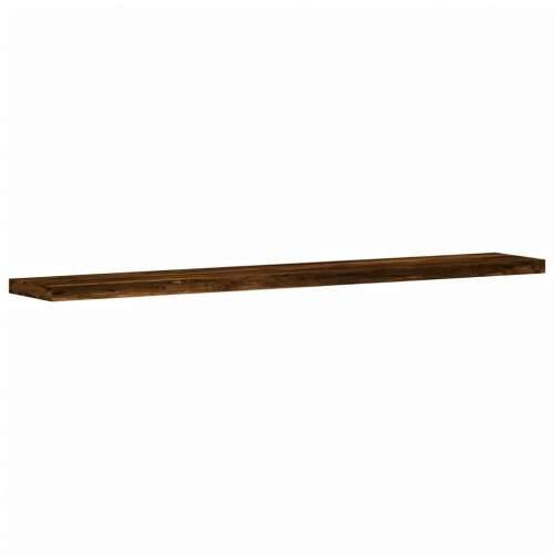Zidne police 4 kom boja hrasta 60x10x1,5 cm konstruirano drvo - Dimljeni hrast 60 x 10 x 1.5 cm 4 Cijena