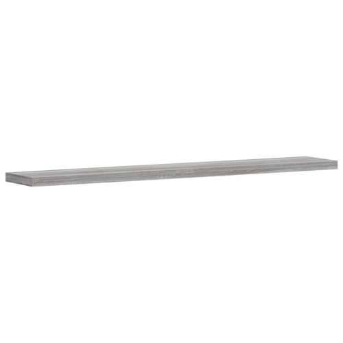 Zidne police 4 kom boja hrasta 60x10x1,5 cm konstruirano drvo - Sivi hrast sonoma 60 x 10 x 1.5 cm 4 Cijena
