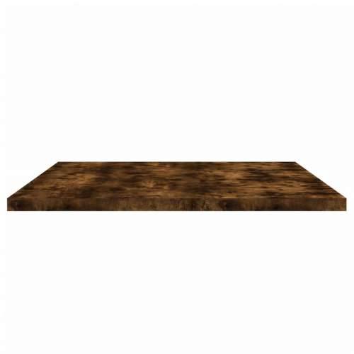 Zidne police 4 kom boja hrasta 80x40x1,5 cm konstruirano drvo - Dimljeni hrast 80 x 40 x 1.5 cm 4 Cijena