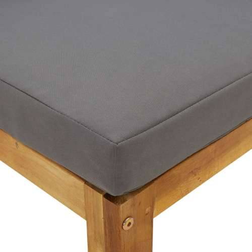 Modularne kutne sofe s jastucima 2 kom od masivnog drva bagrema - Tamno siva 2 Kutna sofa (2 kom) Cijena