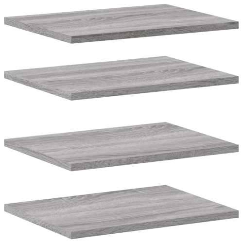 Zidne police 4 kom boja hrasta 40x30x1,5 cm konstruirano drvo - Sivi hrast sonoma 40 x 30 x 1.5 cm 4 Cijena
