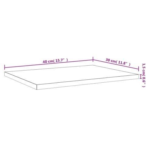 Zidne police 4 kom boja hrasta 40x30x1,5 cm konstruirano drvo - Sivi hrast sonoma 40 x 30 x 1.5 cm 4 Cijena