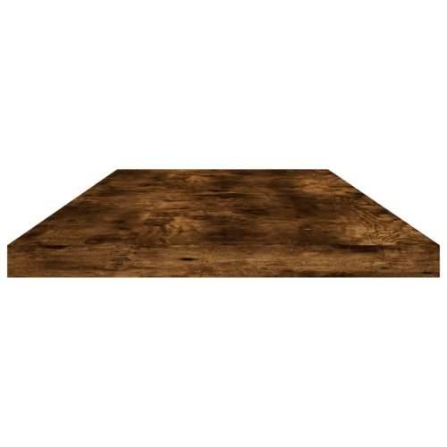 Zidne police 4 kom boja hrasta 80x20x1,5 cm konstruirano drvo - Dimljeni hrast 80 x 20 x 1.5 cm 4 Cijena