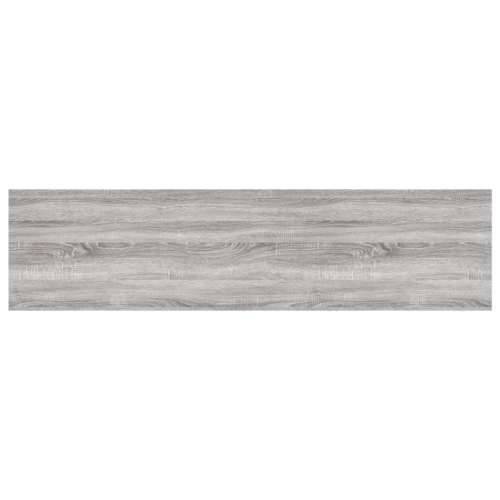 Zidne police 4 kom boja hrasta 80x20x1,5 cm konstruirano drvo - Sivi hrast sonoma 80 x 20 x 1.5 cm 4 Cijena