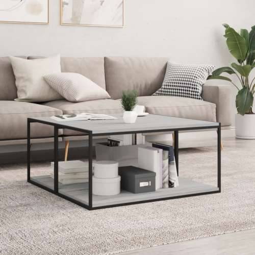 Zidne police 4 kom boja hrasta 80x40x1,5 cm konstruirano drvo - Sivi hrast sonoma 80 x 40 x 1.5 cm 4 Cijena