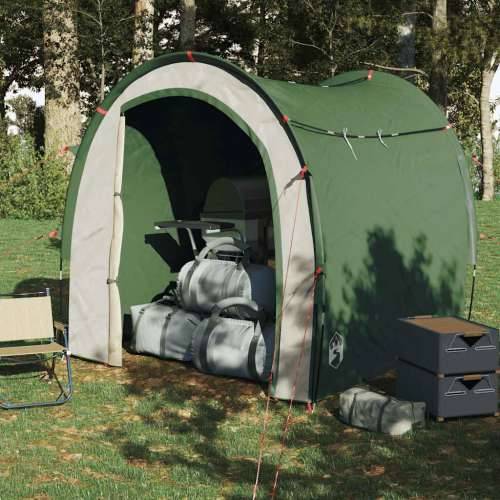 Šator za pohranu zeleni 204 x 183 x 178 cm od tafta 185T - Zelena 1 Cijena