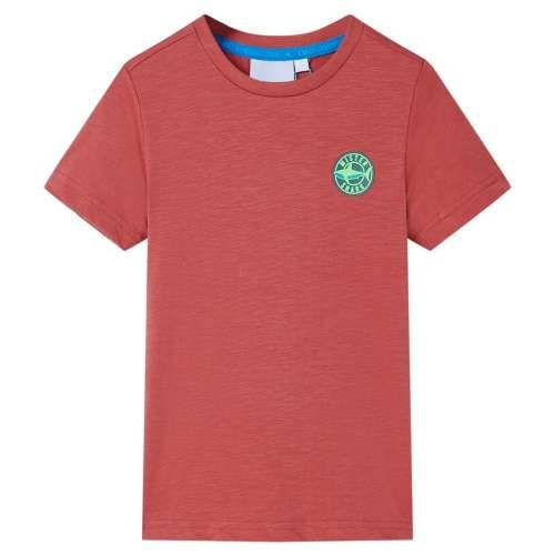 Dječja majica crvena boja paprike 104 Paprika 104 (3 – 4 godine) Cijena