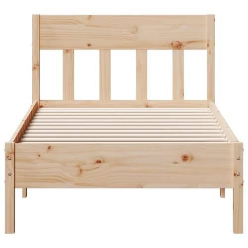 Okvir kreveta bez madraca 90 x 200 cm od masivne borovine - Prirodna 90 x 200 cm Cijena