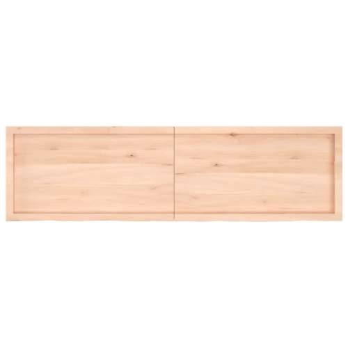 Kupaonska radna ploča 180x50x(2-6) cm netretirano masivno drvo - Prirodna 180 x 50 x 6 cm Cijena